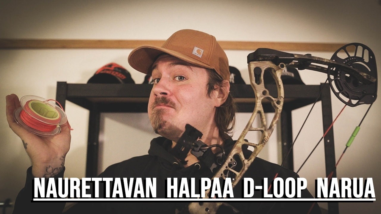 Todella halpaa D loop narua plaanarinarun vetotesti #jousiammunta #jousimets&auml;stys