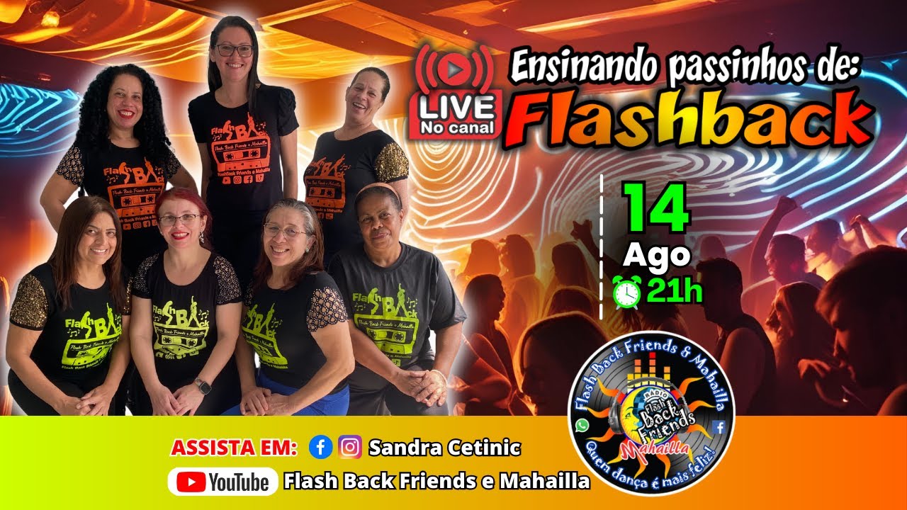 LIVE AULA PASSINHOS DE FLASH BACK - APRENDA EM CASA (14-08-2025)