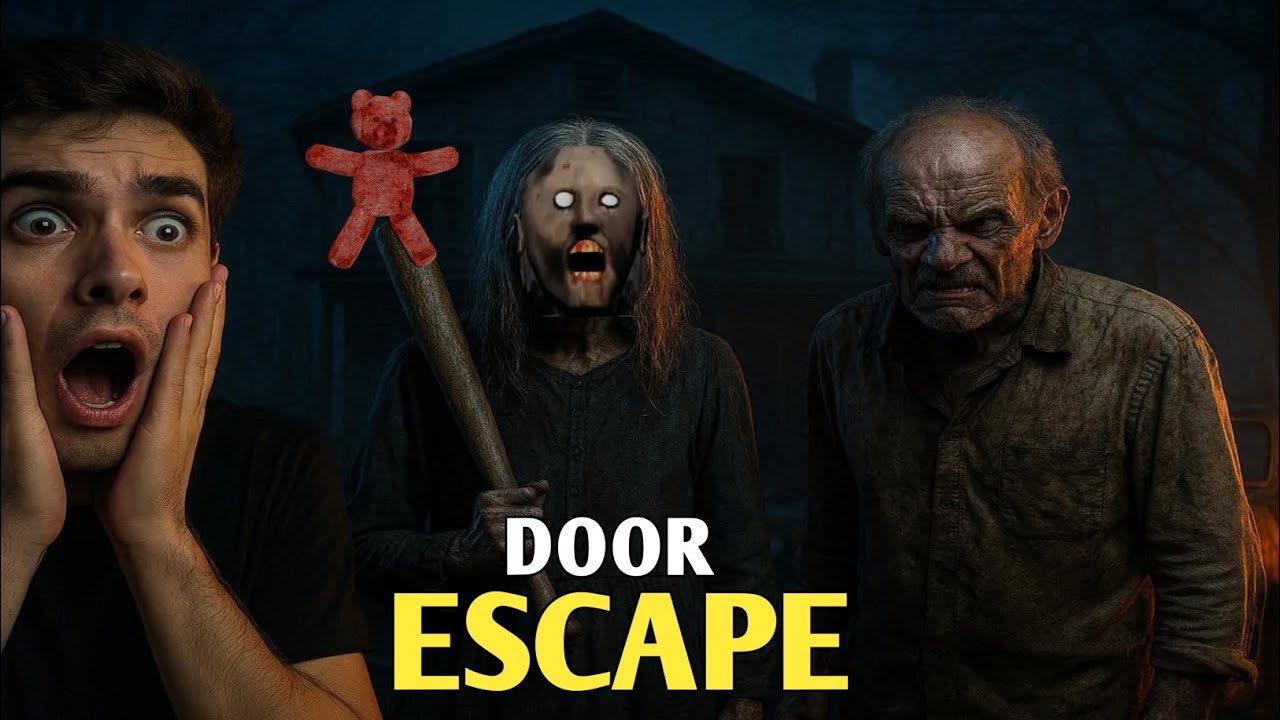 GRANNY & GRANDPA 😱 FINAL DOOR ESCAPE | Teddy Trap Horror Gameplay (Full Game)