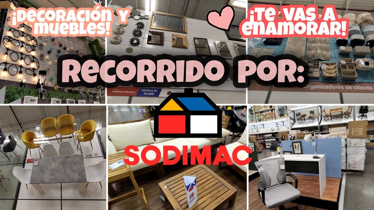 Recorrido en SODIMAC. Decoración, Muebles y Todo para tu Hogar. ¡Te va a Encantar esta Tienda!