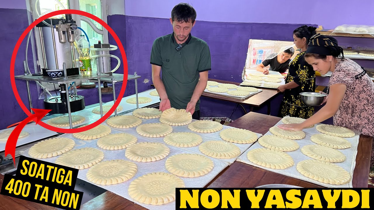 MANA SIZGA TEXNIKA O'ZI NON YASAYDIGAN APARATNI TEZ KO'RING