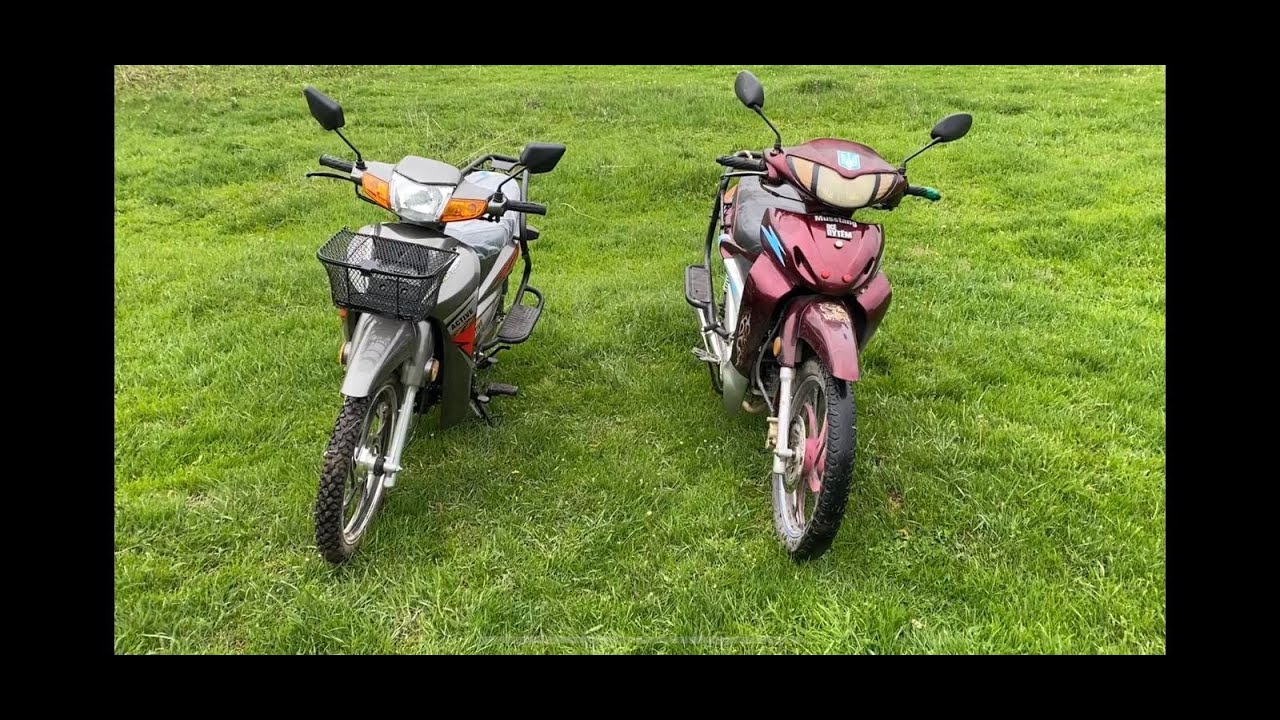 Сравнение мопедов musstang active 110 cm3 2014 года и musstang active 110 cm3 2020 года