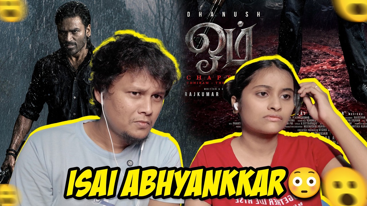 Dhanush&rsquo;s OM Title Reveal Reaction 😍 | Rajkumar Periasamy | Sai Abhyankkar