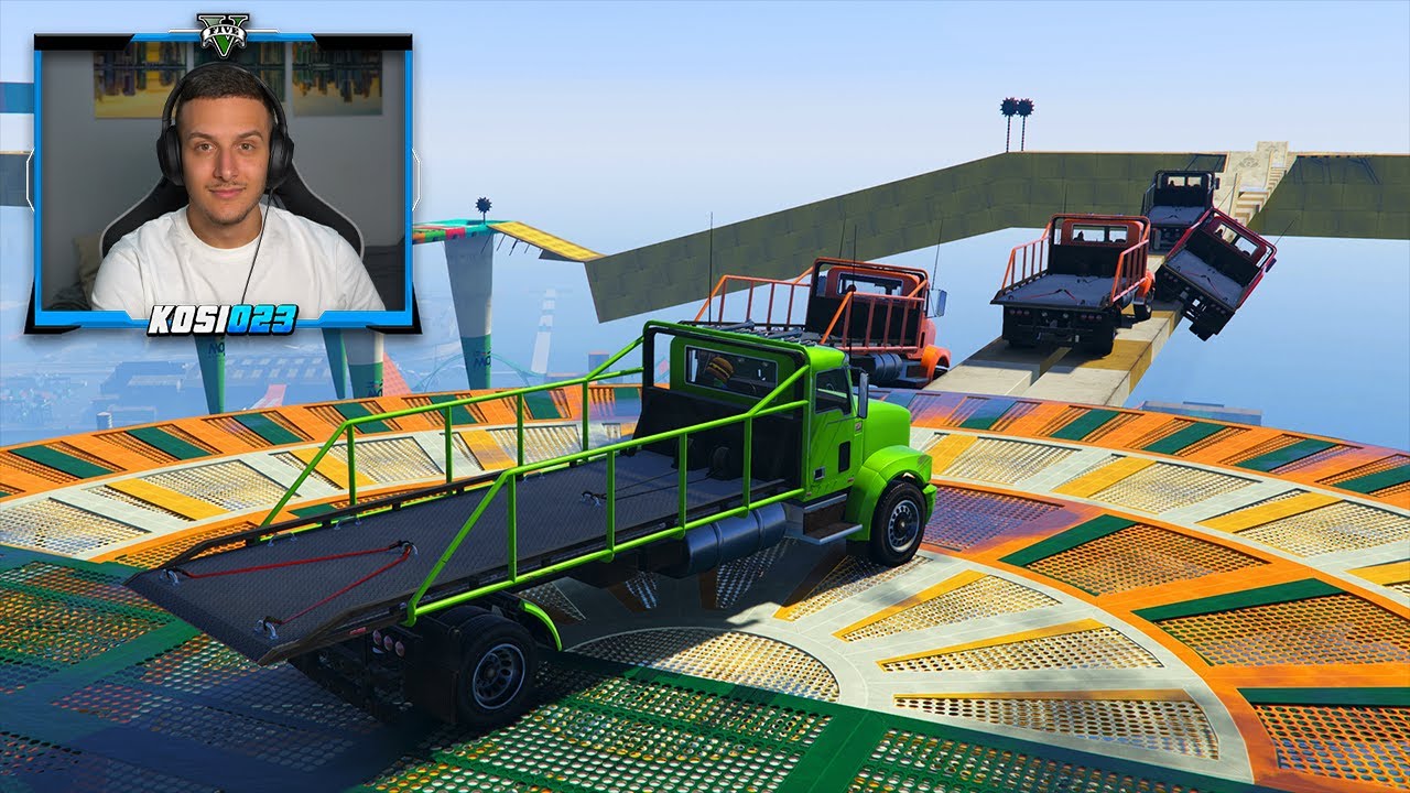 EL MEJOR CONDUCTOR DE GRUA!! - VAMOS!! - CARRERA (GTA V ONLINE) - Kosi023