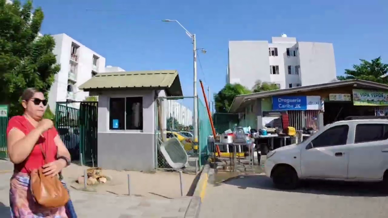 Las calles del Megaproyecto Caribe verde en Barranquilla