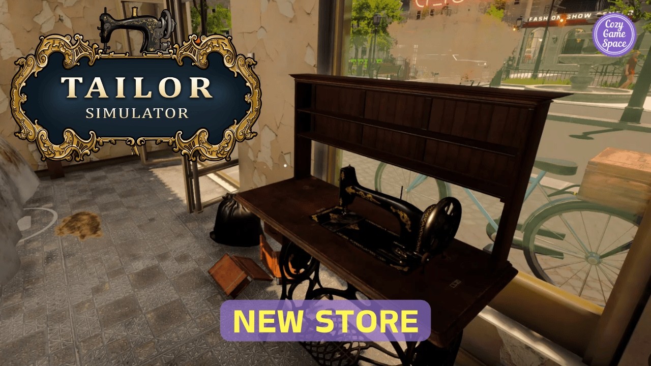 Tailor Simulator — First Day Running My Clothing Shop (Release Day)