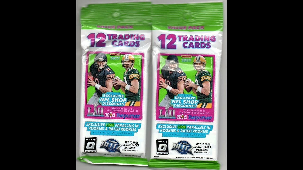 2017 Donruss Optic Football Value Packs Break