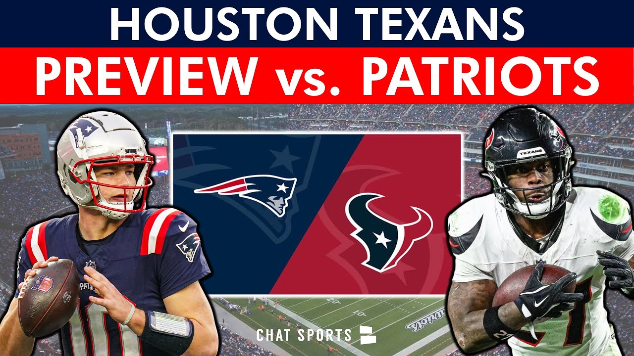 Major Texans & Patriots Injury Updates + Why This Texans Rookie Could Change This Game