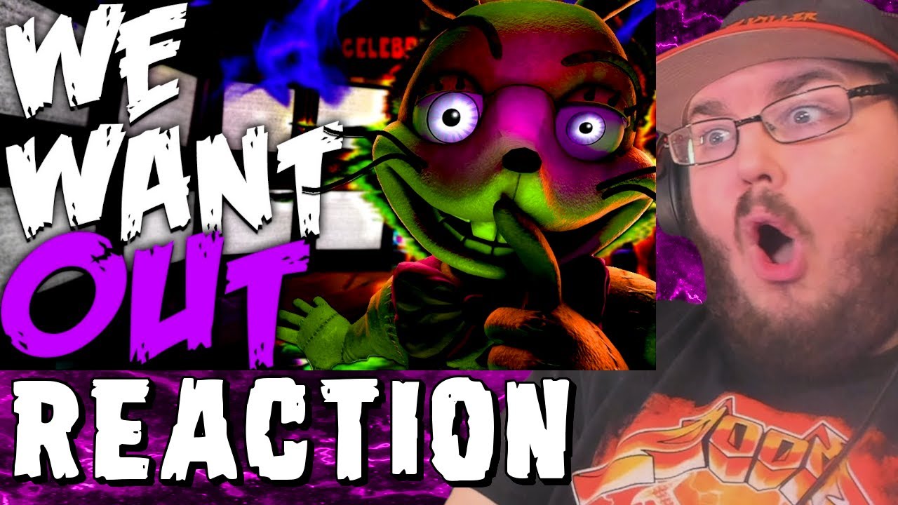 🔒 МЫ ХОТИМ ВЫХОДИТЬ | FNAF SFM (КОЛЛАБ) 🔒 (АНИМАЦИЯ ПЕСНИ FNAF VR от LunaticHugo) #РЕАКЦИЯ FNAF!!!