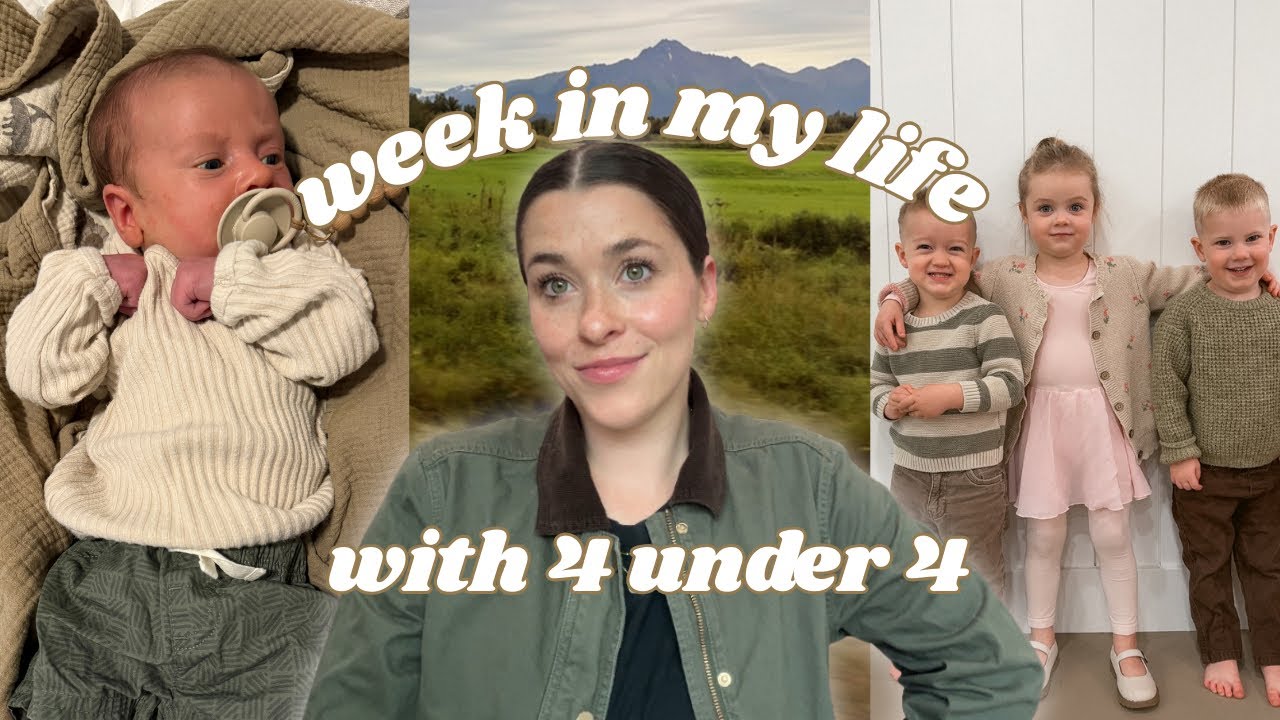 What A Week Looks Like 4 Under 4 | Homeschool Prep, Berry Picking, Thrifting & Rodeo
