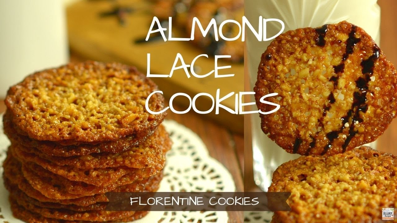ALMOND LACE COOKIES | FLORENTINE COOKIES | SLURP RECIPES