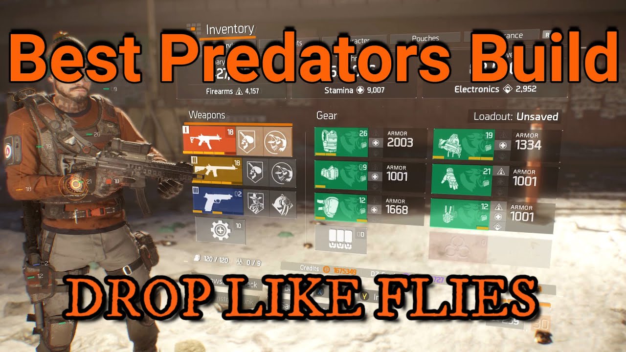 (AUS) Tom Clancy's The Division 1.8.3 Best Pred Build- Strongest Bleed