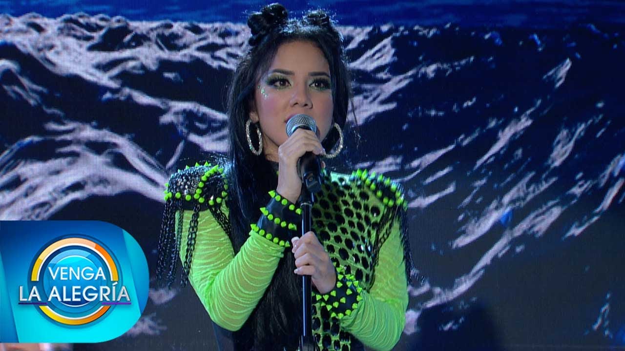 Brissia se lució al interpretar este lunes el tema 'Barco a Venus'. | Venga La Alegría