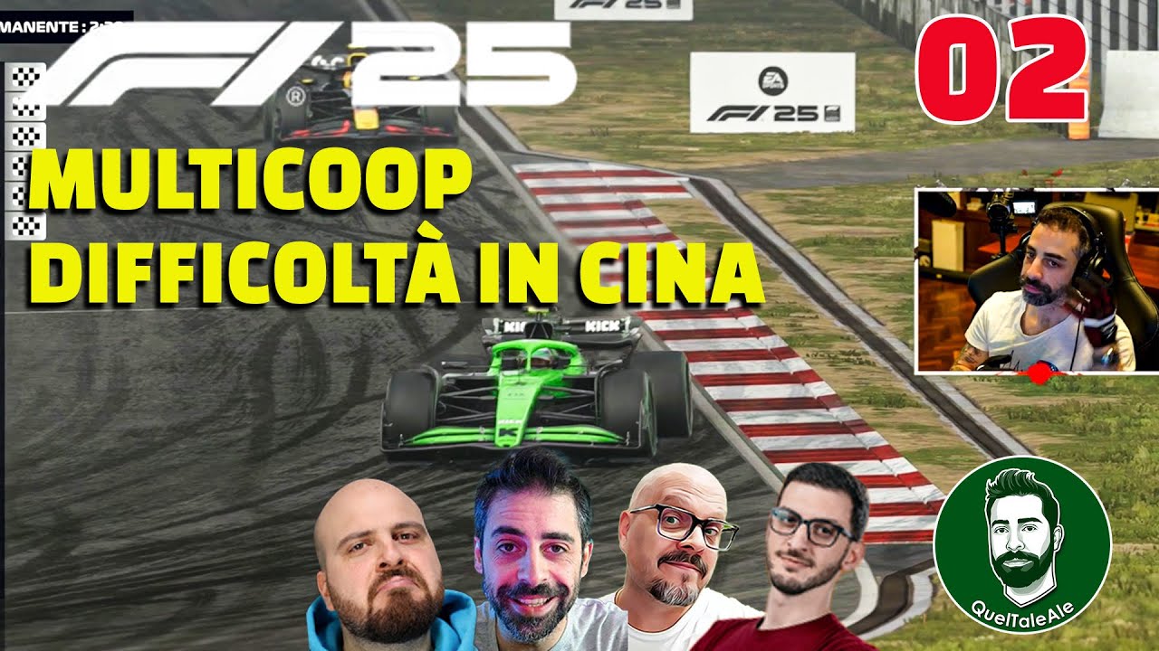 F1 25 - MULTICOOP CON LA BANDA - Gameplay ITA - 02 - CINA