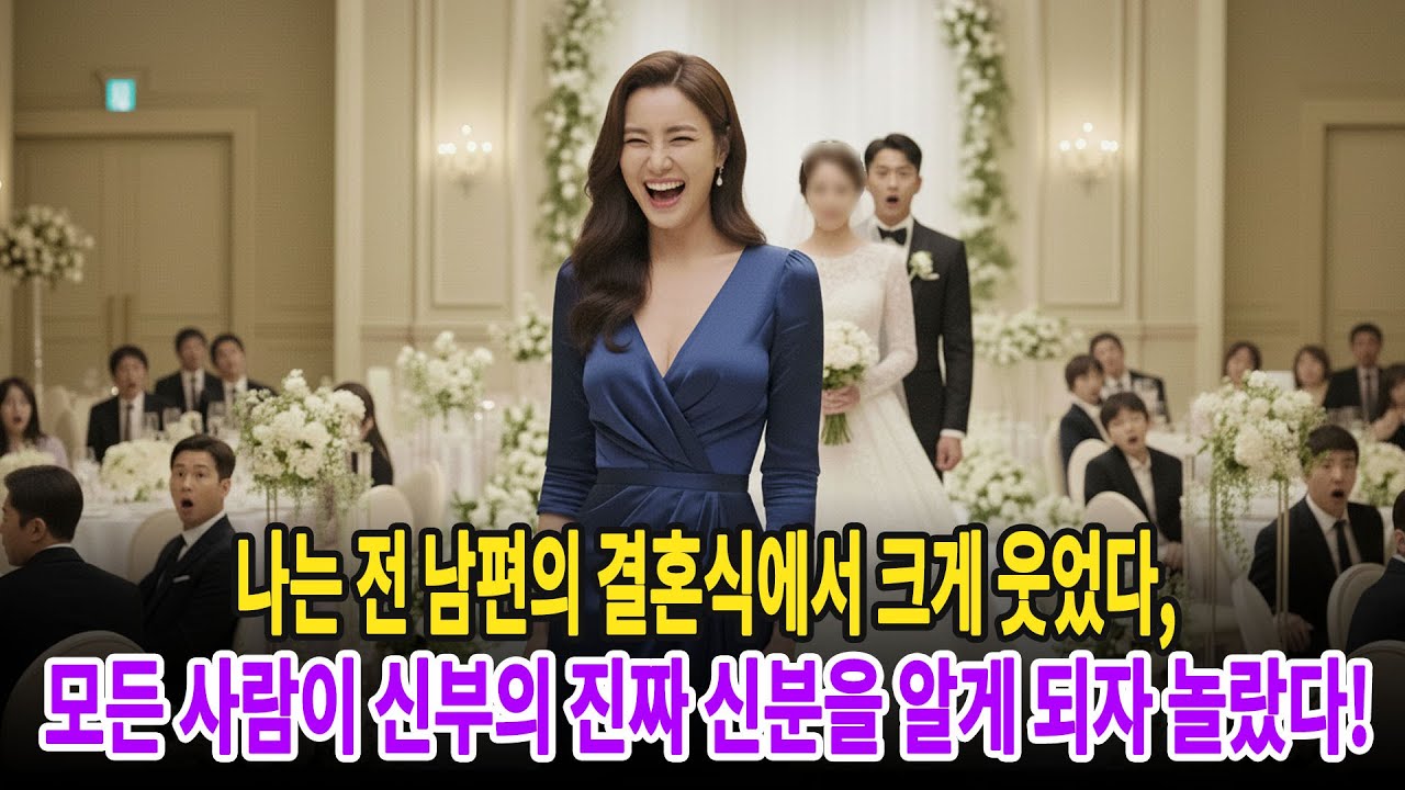 나는 전 남편의 결혼식에서 크게 웃었다, 모든 사람이 신부의 진짜 신분을 알게 되자 놀랐다!...ㅣ황혼연애ㅣ노후사연ㅣ재혼ㅣ오디오북 | 사연