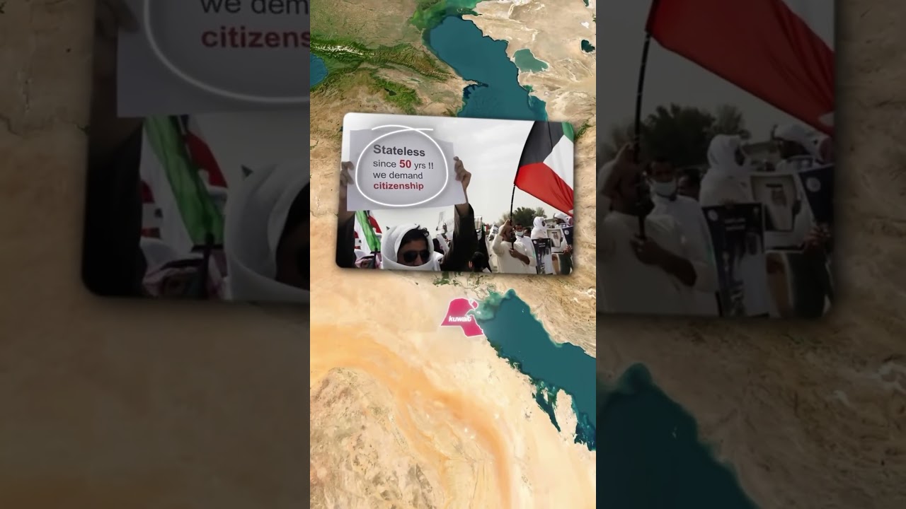 The one passport that doesn&rsquo;t belong to any nationality #mapanimation #geopolitics #kuwait #passport