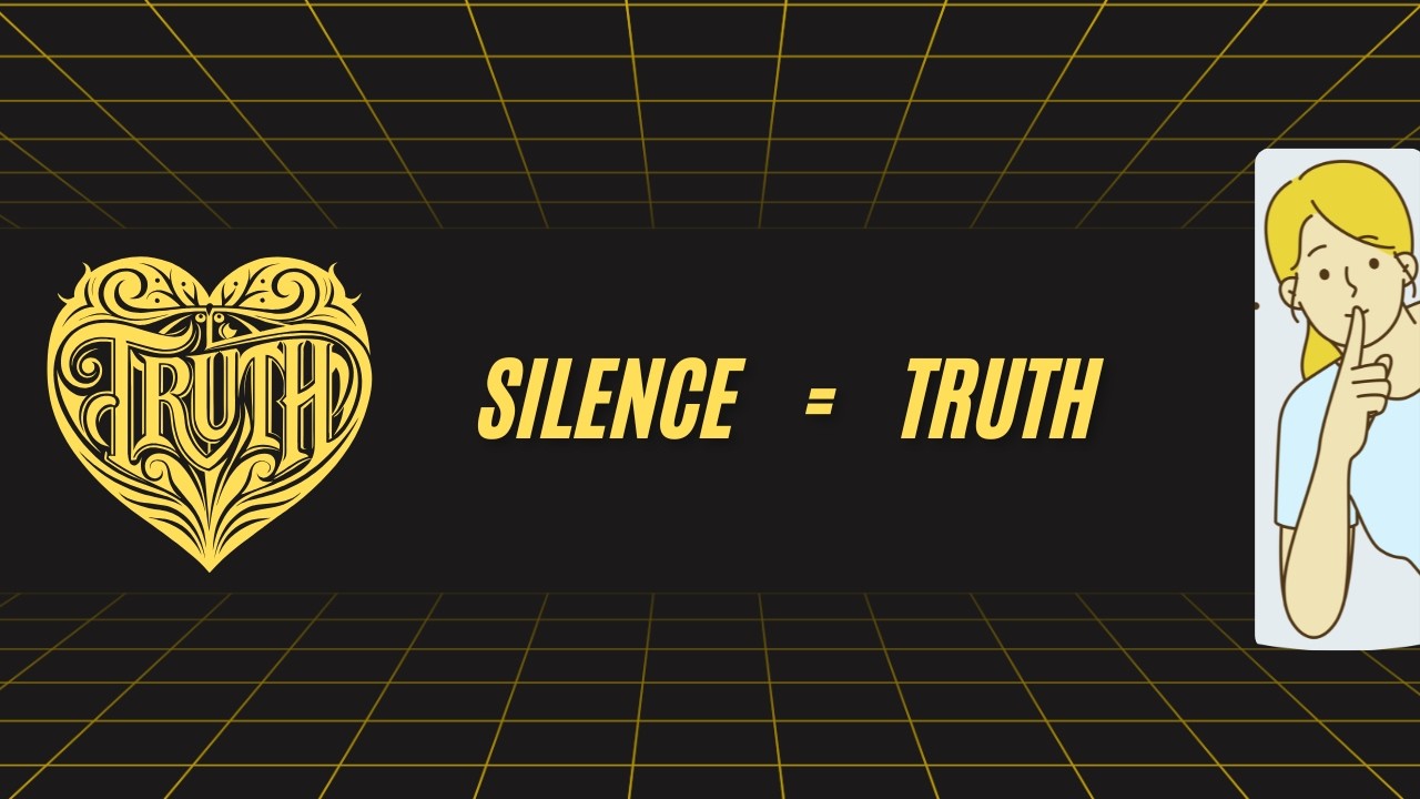 How I figured out that silence is absolute truth an how to use it on youtube