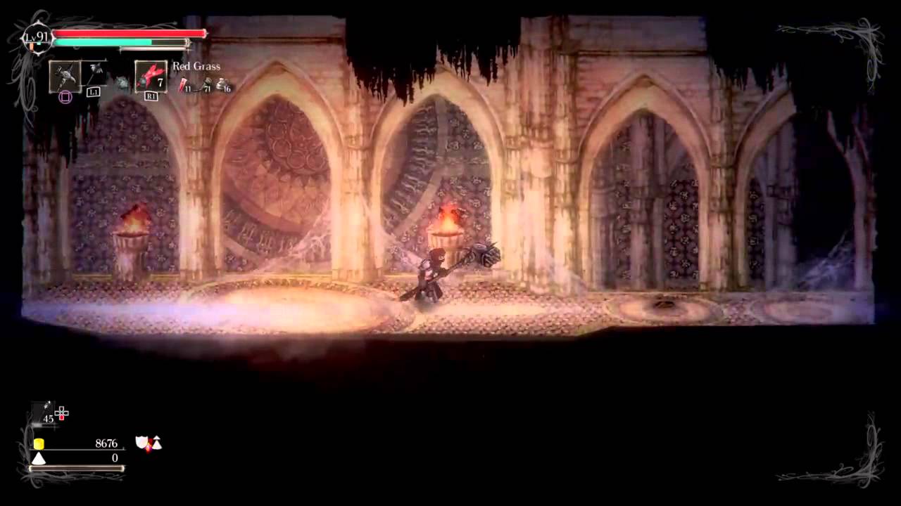 Salt and Sanctuary - Long Jump Glitch (DOUBLE JUMP SUBSTITUTE)
