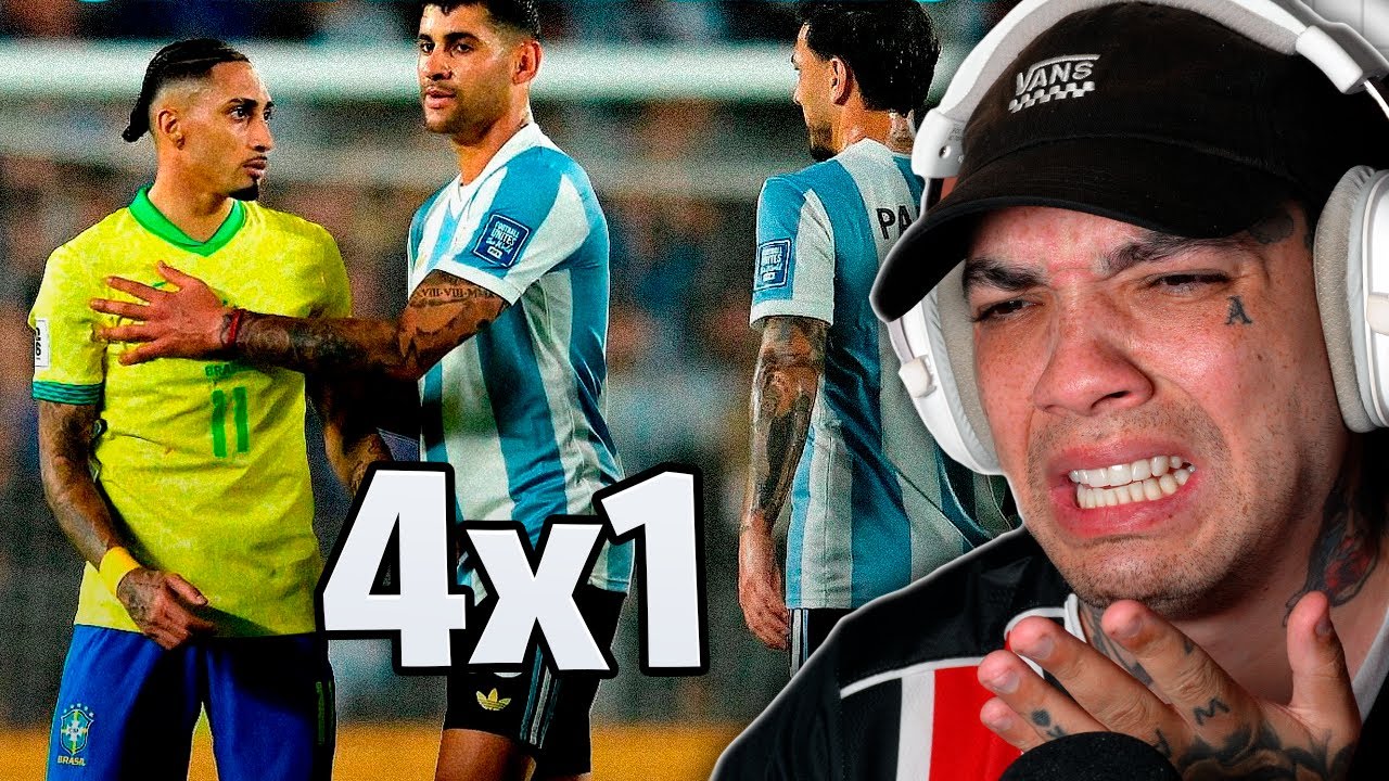 reagindo ao Brasil sendo HUMILHADO pela Argentina