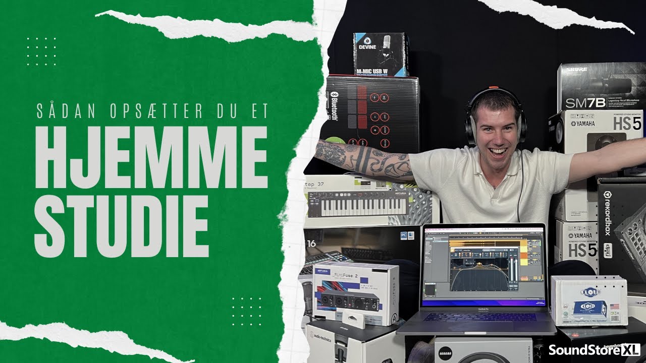 Sådan opsætter du dit første hjemmestudie | SoundStoreXL Explainer