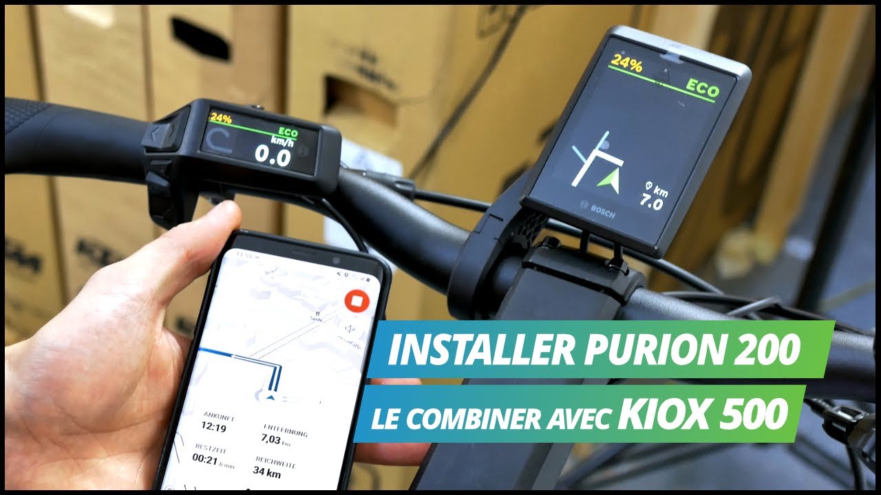Montage de l'écran Bosch Purion 200 | EBIKE24 fr