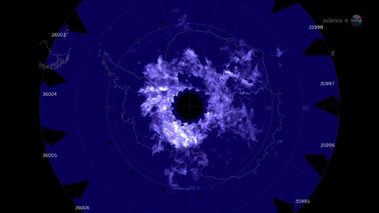 ScienceCasts: Electric-Blue Clouds Appear Over Antarctica
