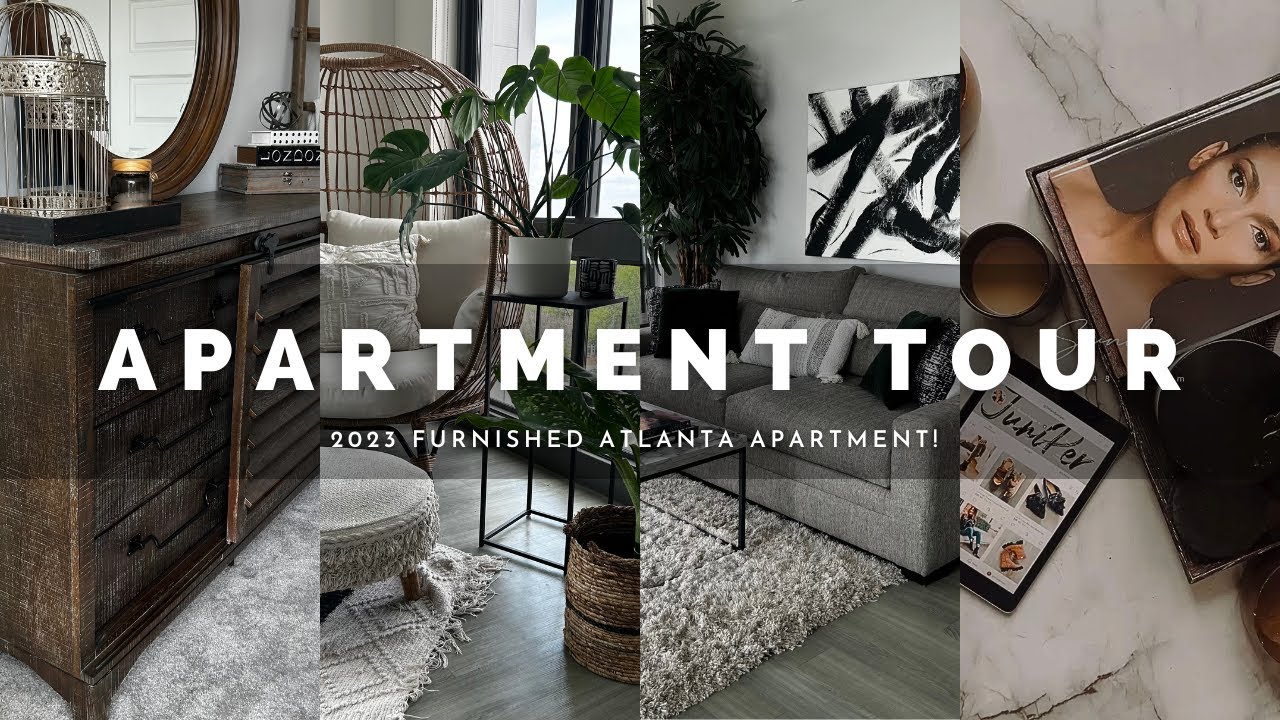 2023 MIDTOWN ATLANTA FURNISHED APARTMENT TOUR + AFFORDABLE HOME DECOR!