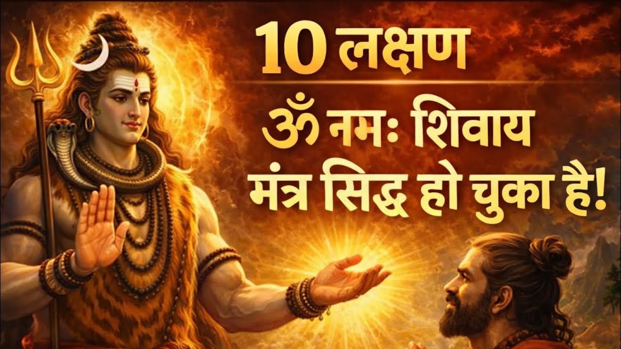  10 लक्षण ओम नमयः शिवाय जाप शिद्ध हो चुका हैं हर हर महादेव ओम 🕉️ नमयः शिवाय 