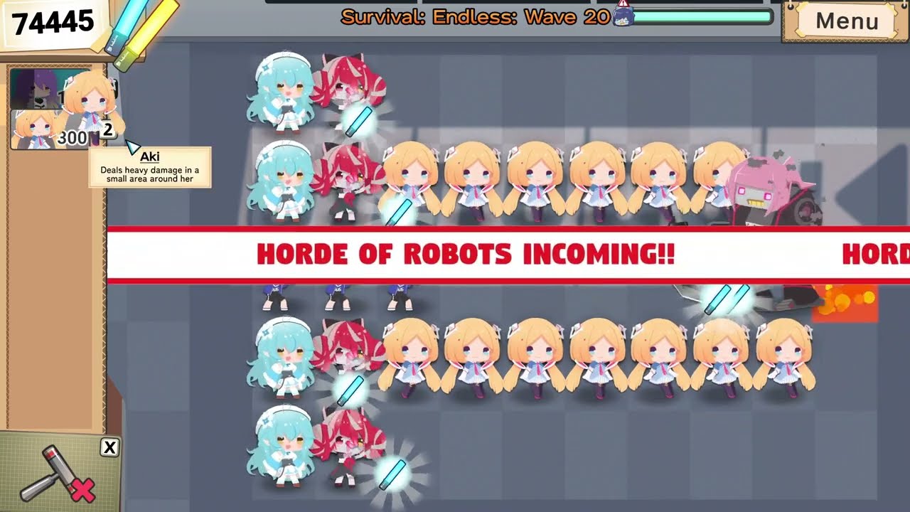 Holo vs Robo - Challenging Survival Endless Mode with a Meat Grinder