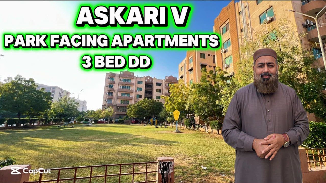 ASKARI V PARK FACING 3 BED DD APARTMENT AVAILABLE FOR SALE IN MALIR CANTT #viralvideo #trendingvideo