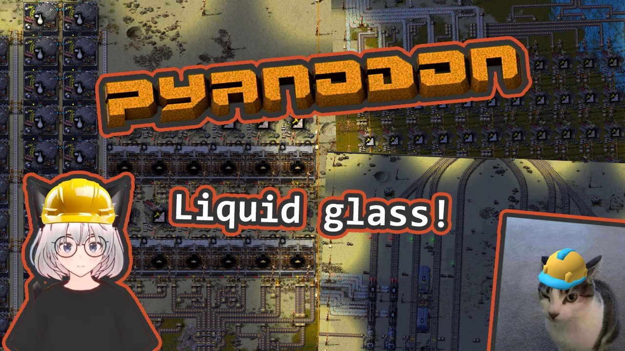 Liquid GLASS! | Factorio Pyanodon #23 #factorio #letsplay