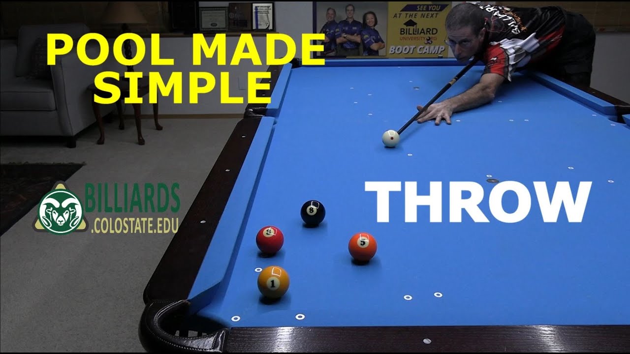 Pool Made Simple &ndash; THROW SHOTS You Need to Know &hellip; with GoPro POV