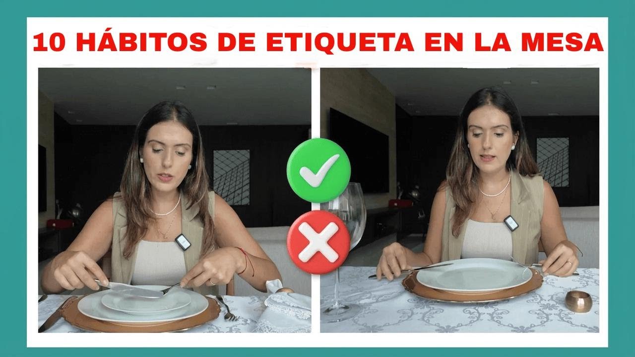 10 hábitos que demuestran que sí sabes de buenos modales en la mesa