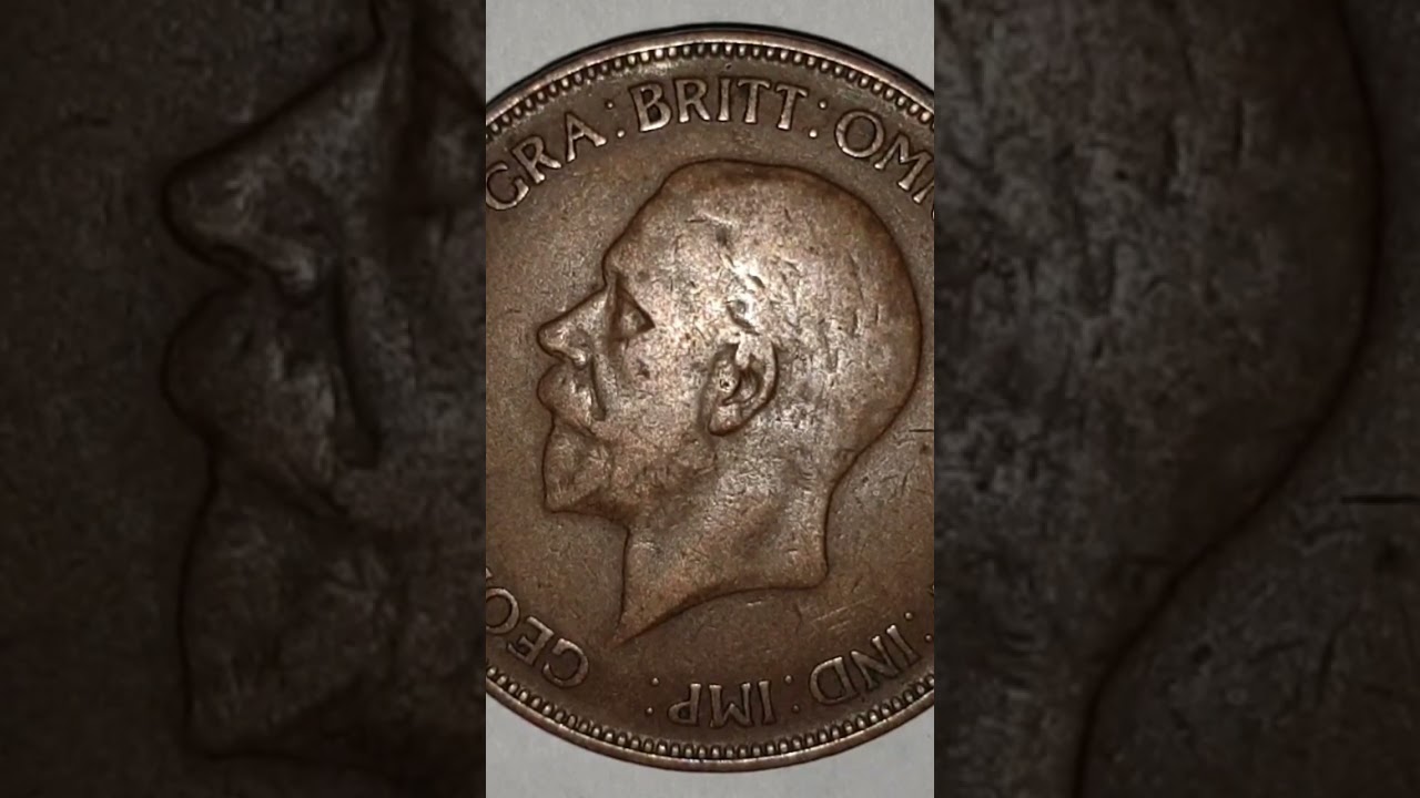 UK 1931 One Penny Coin #shorts