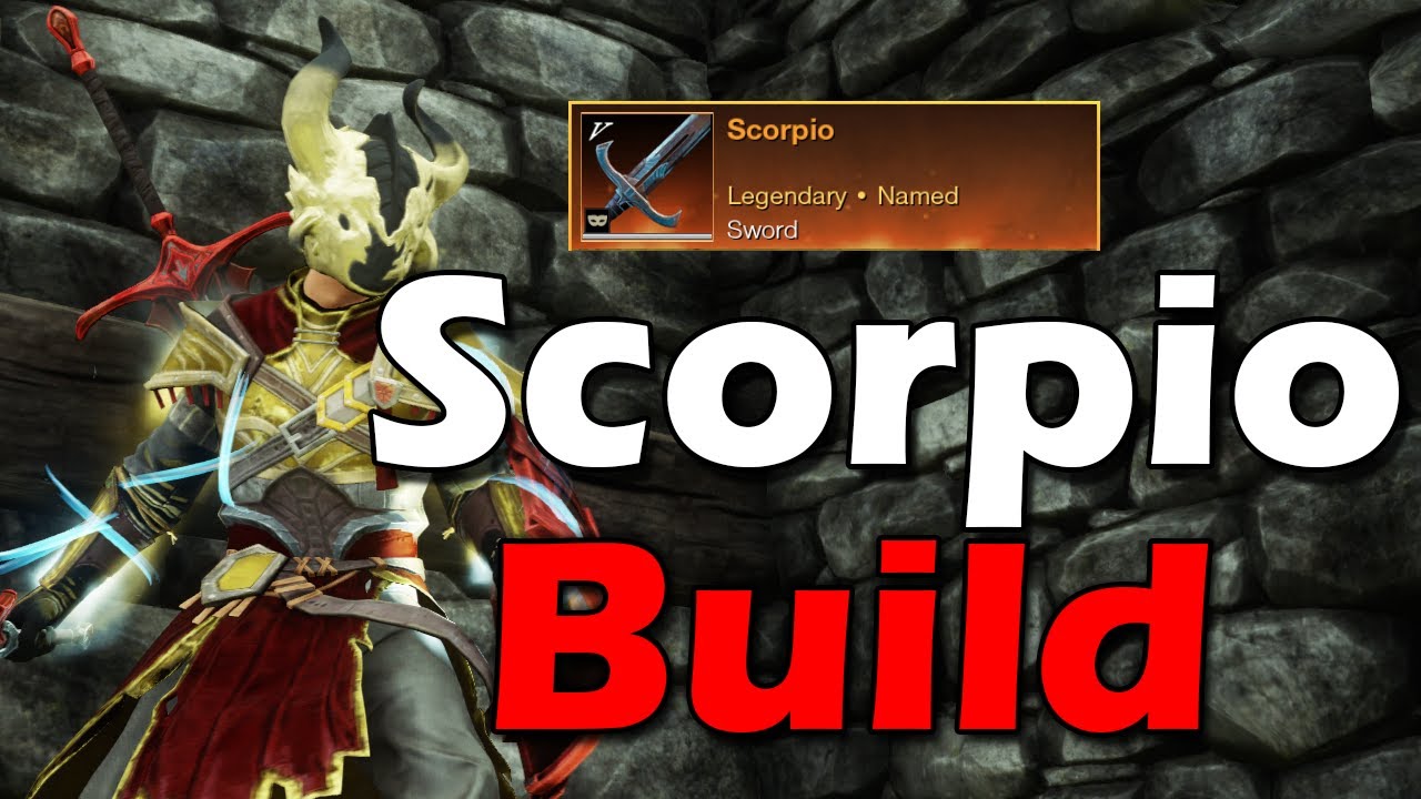 Scorpio Build Goes Crazy in New World | SnS/GS