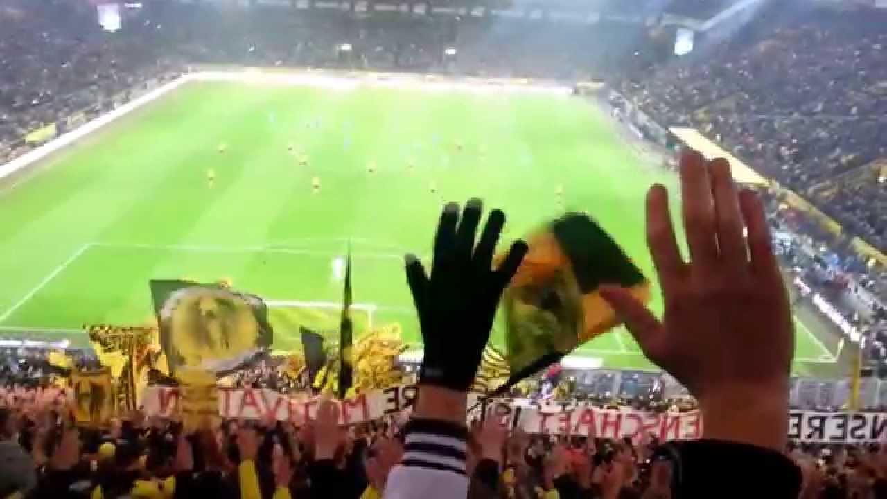 BVB - Wolfsburg (2:2) , Atmosphäre / Wenn wir im Westfalenstadion stehen .. 17.12.14