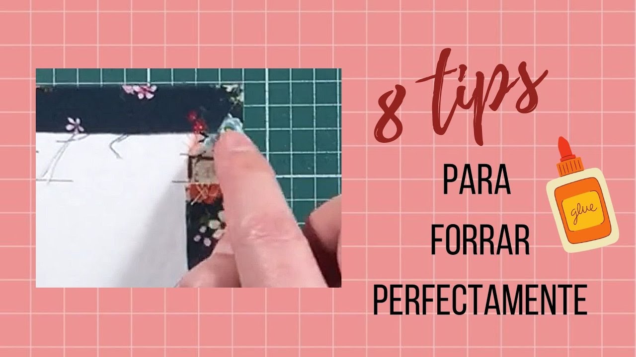 Cartonaje por Placer - 8 Tips para forrar tapas perfectamente
