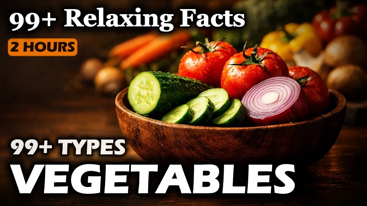 99+ Vegetable Facts to Drift Off To | 2 Hours of Relaxing Listening