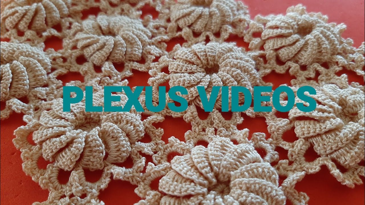 Vintage Crochet/Ανάγλυφο Μοτίφ/Tutorial @PlexusVideos