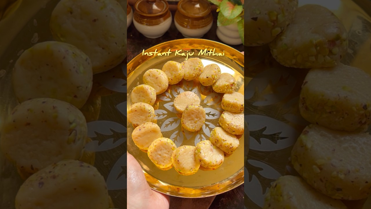 Instant kaju mithai recipe | festive special 😍✨🌸 