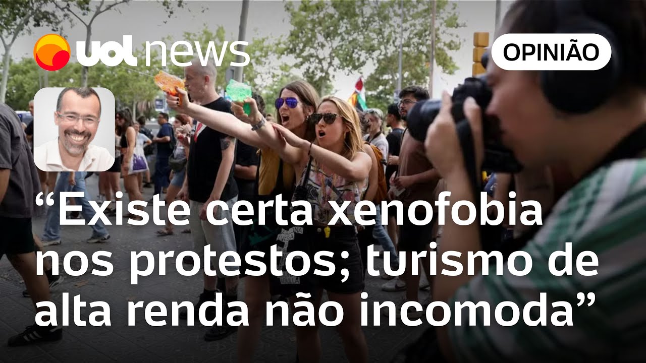 Barcelona protesta contra turismo de massa e ignora endinheirados, diz Jamil Chade