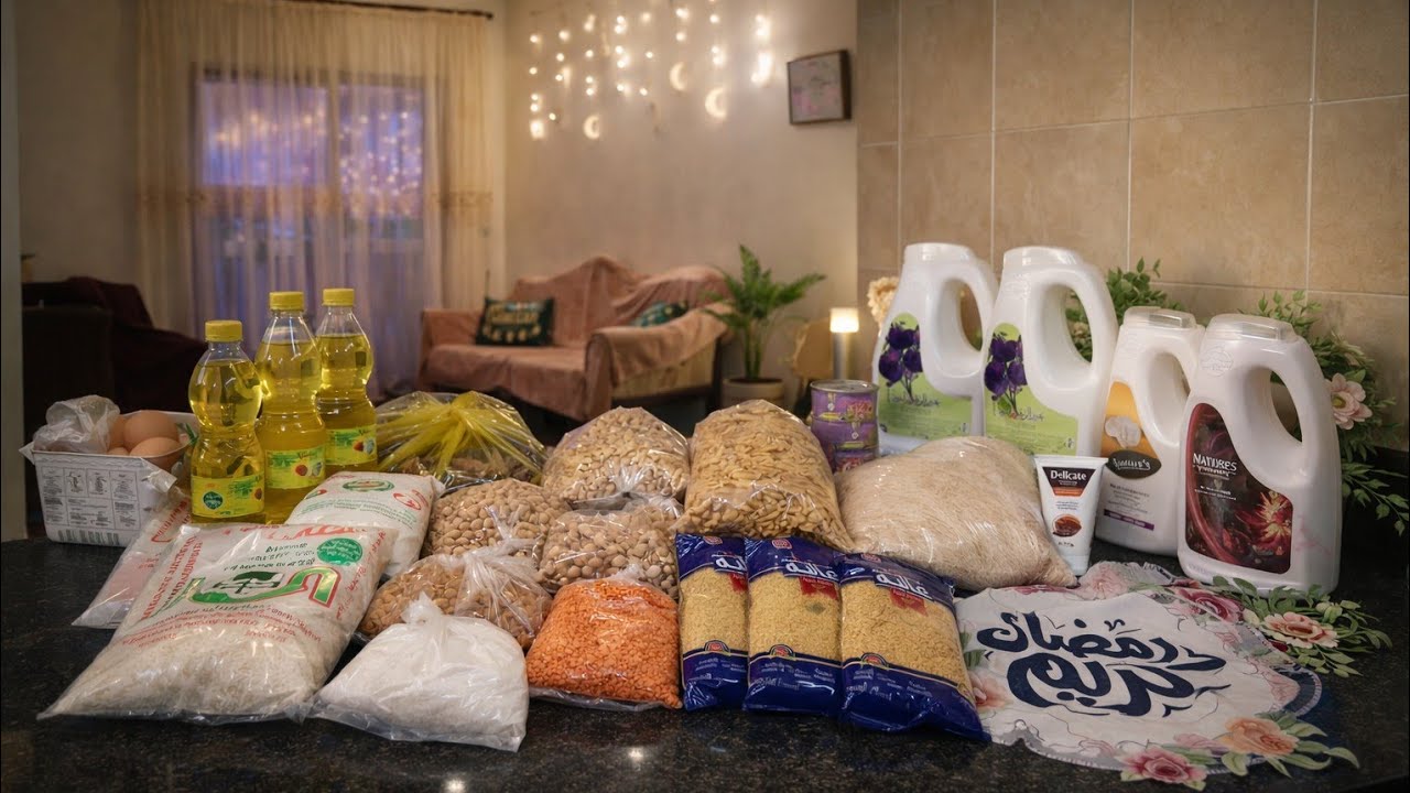 جوله بعد فرش زينة رمضان |مشتريات رمضان | #مشتريات_رمضان_2026