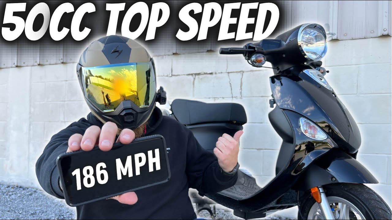 50cc Scooter TOP SPEED [GPS VERIFIED]