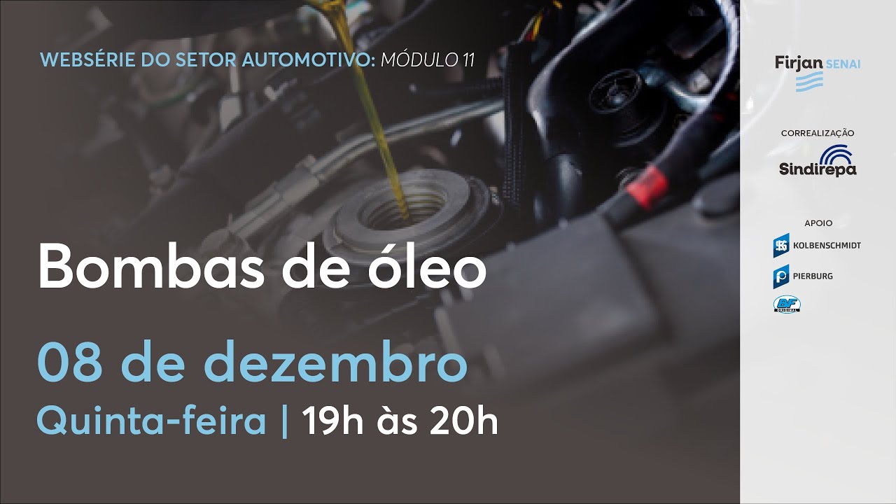 Websérie  do Setor Automotivo. Módulo 11 - Bombas de óleo