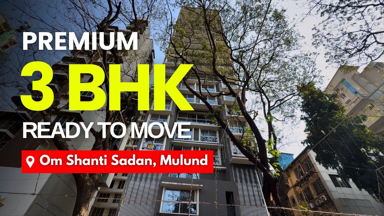 Premium 3 BHK For Sale In Om Shanti Sadan, Mulund | Hill View | Ready To Move