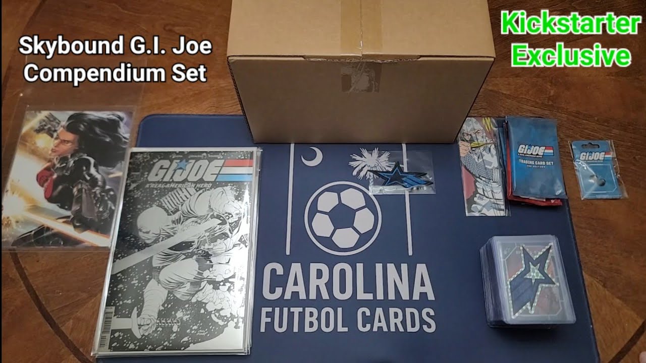 Распаковка набора Skybound G.I. Joe Compendium Snake Eyes Bundle | Cobra Cards, Storm Shadow и La...