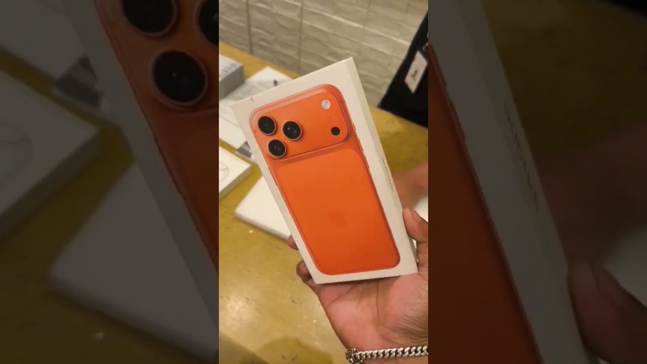 Got my iphone 17 pro max January 29, 2026  👆🙏🏻😍😍😍