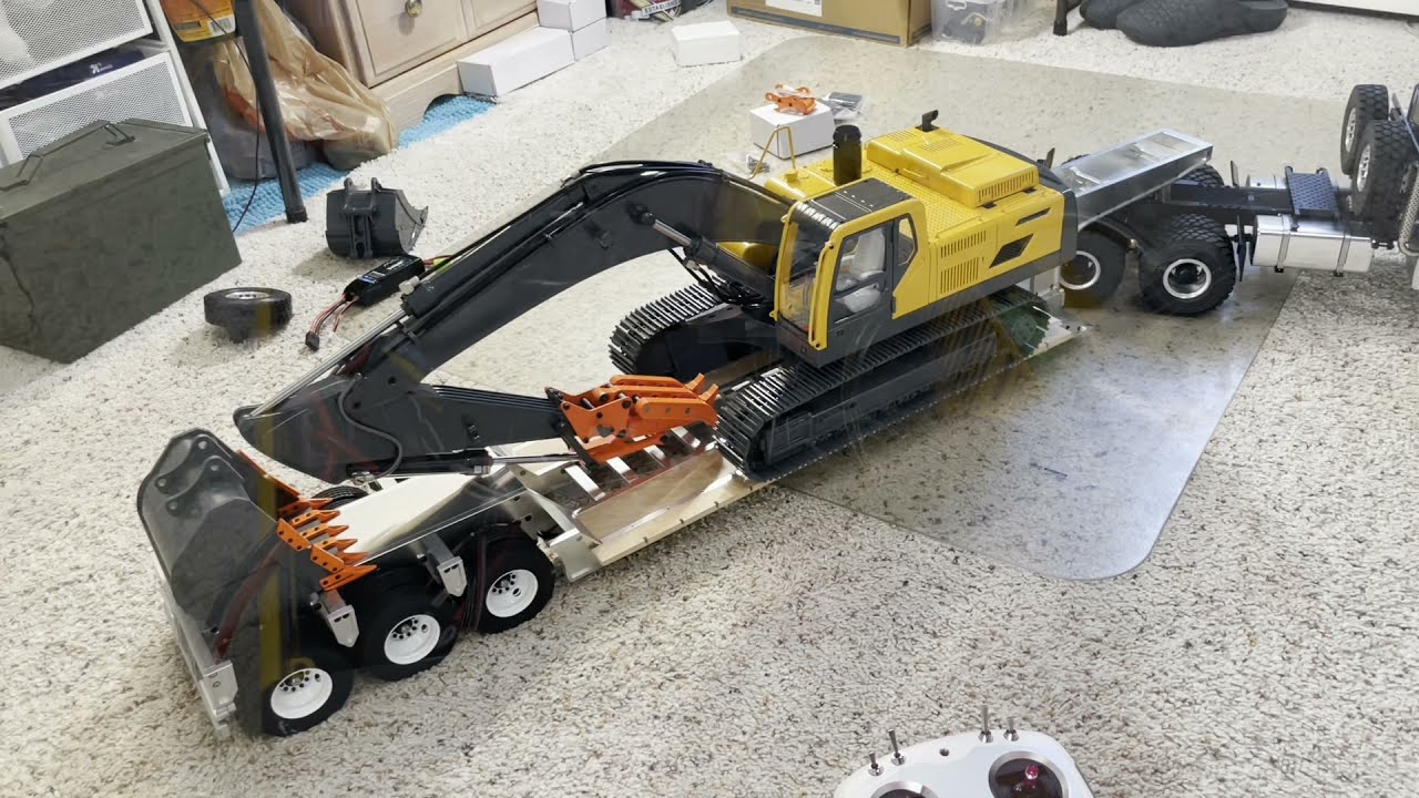 360L Rc excavator claw instal Rc construction heavy equipment
