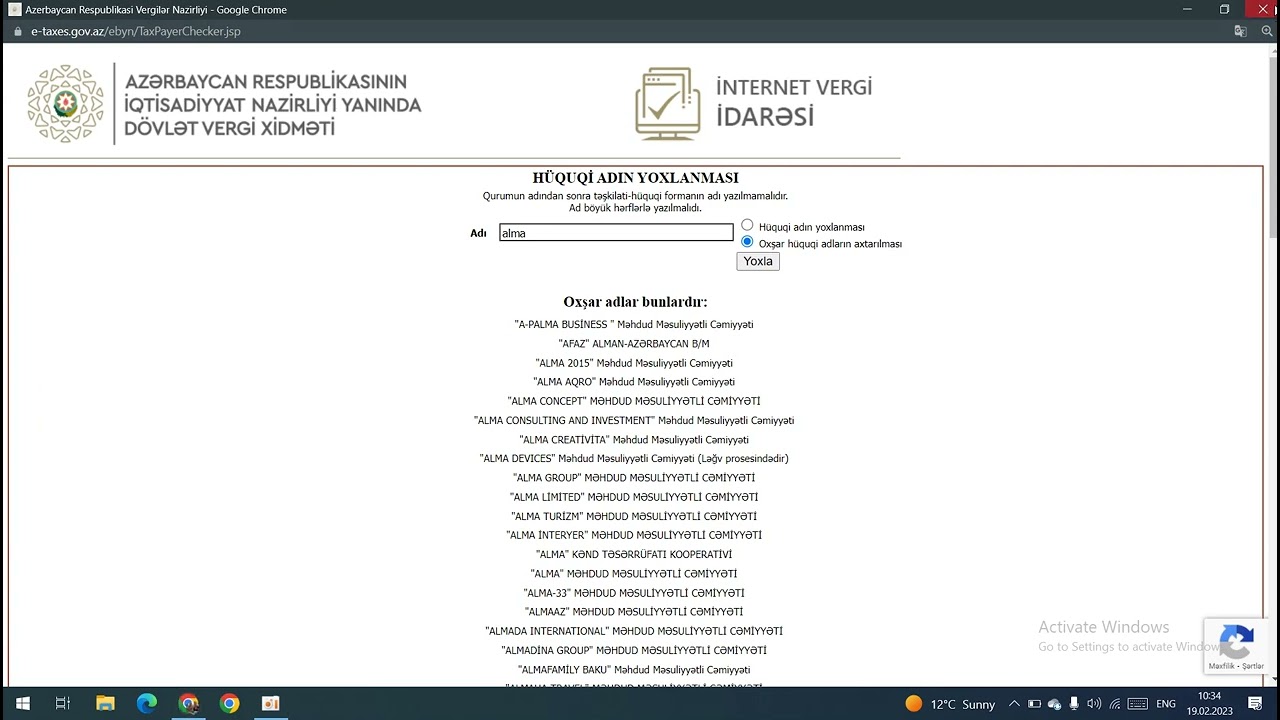 ONLAYN KARGUZARLIQDA ƏMƏLİYYATLAR