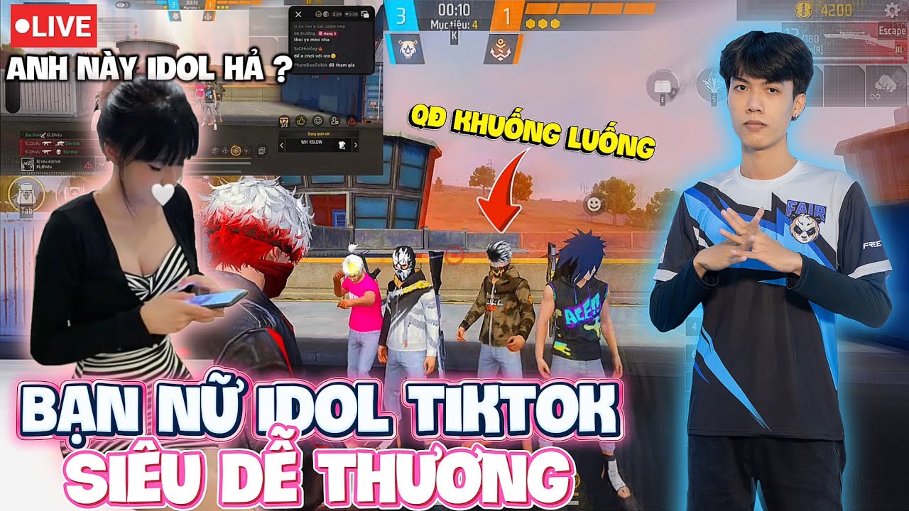 KSLOW Đột Nhập Live “ BẠN NỮ IDOL TIKTOK DỄ THƯƠNG #1 “ Màn Cân 4 Cực Hài !